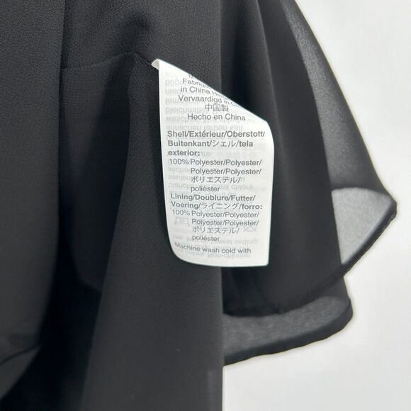 J. CREW X HATCH Maternity Collab Black Sleeveless V-Neck Blouse Size XS / Small - Picture 4 of 4